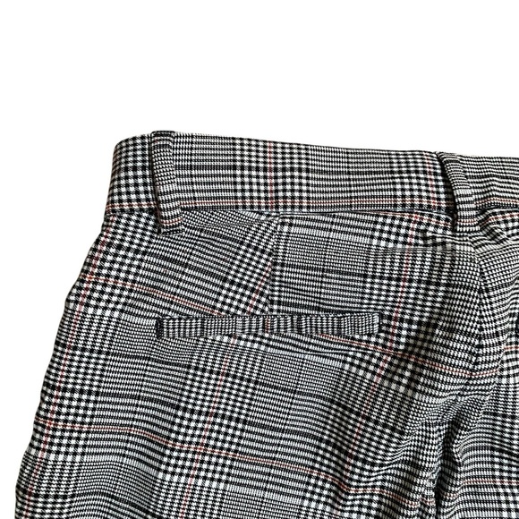 Gap Signature Skinny Ankle Pants Size 4 Plaid Check Stretch Work Trousers - Picture 7 of 11